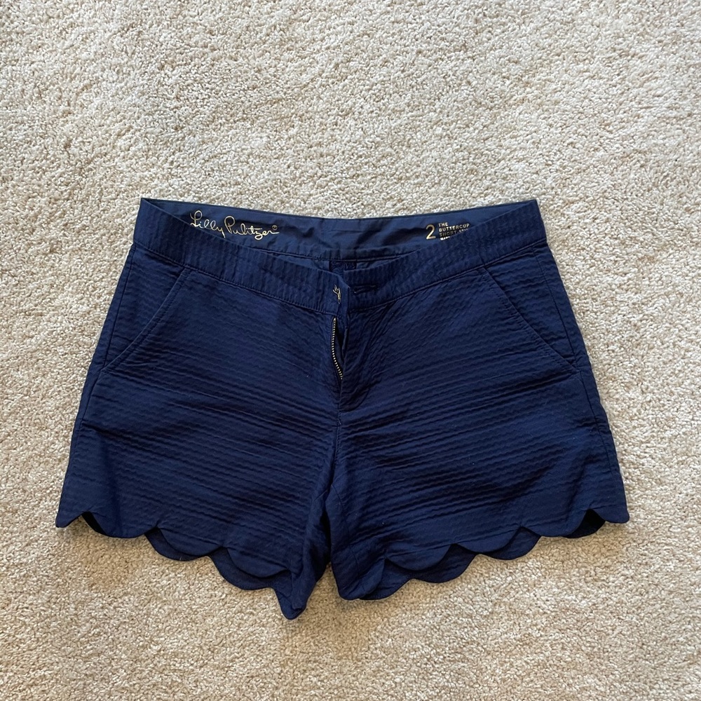 Lily Pulitzer scalloped shorts